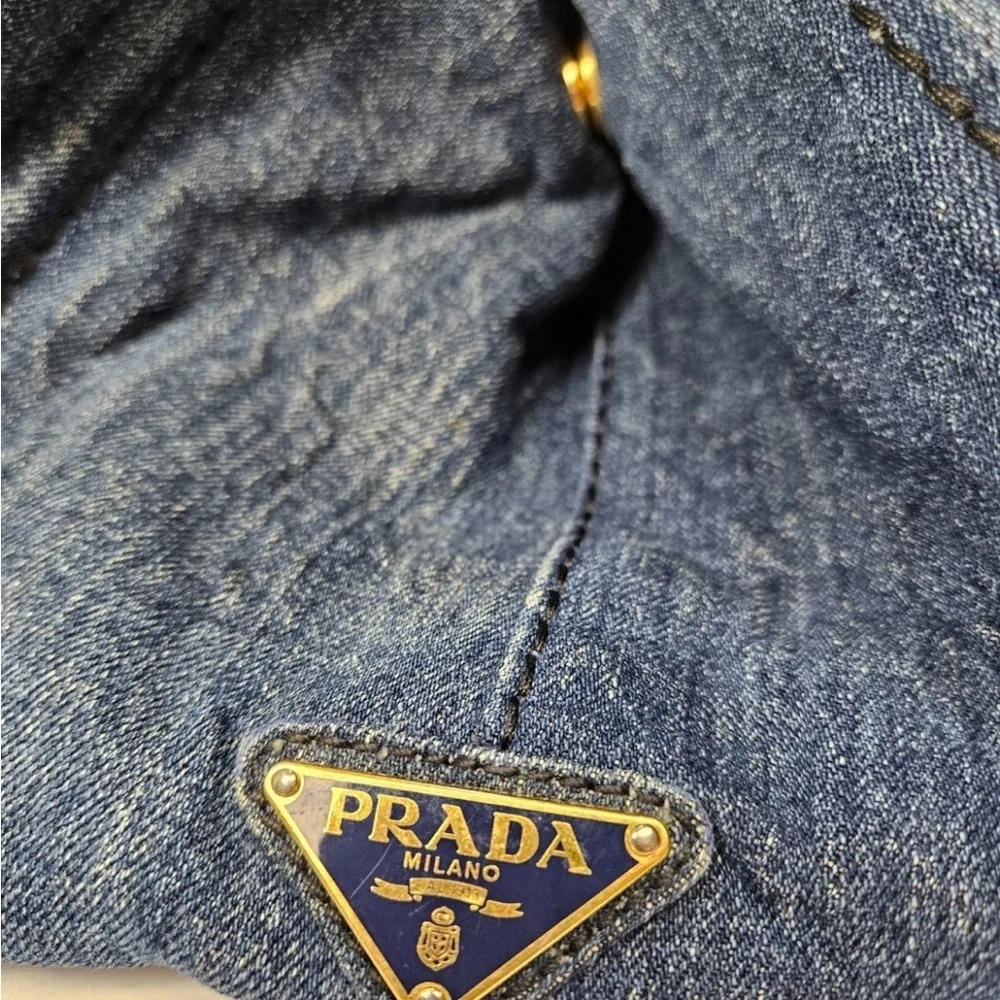 Prada Canada Denim Tote Bag - Picture 4 of 16